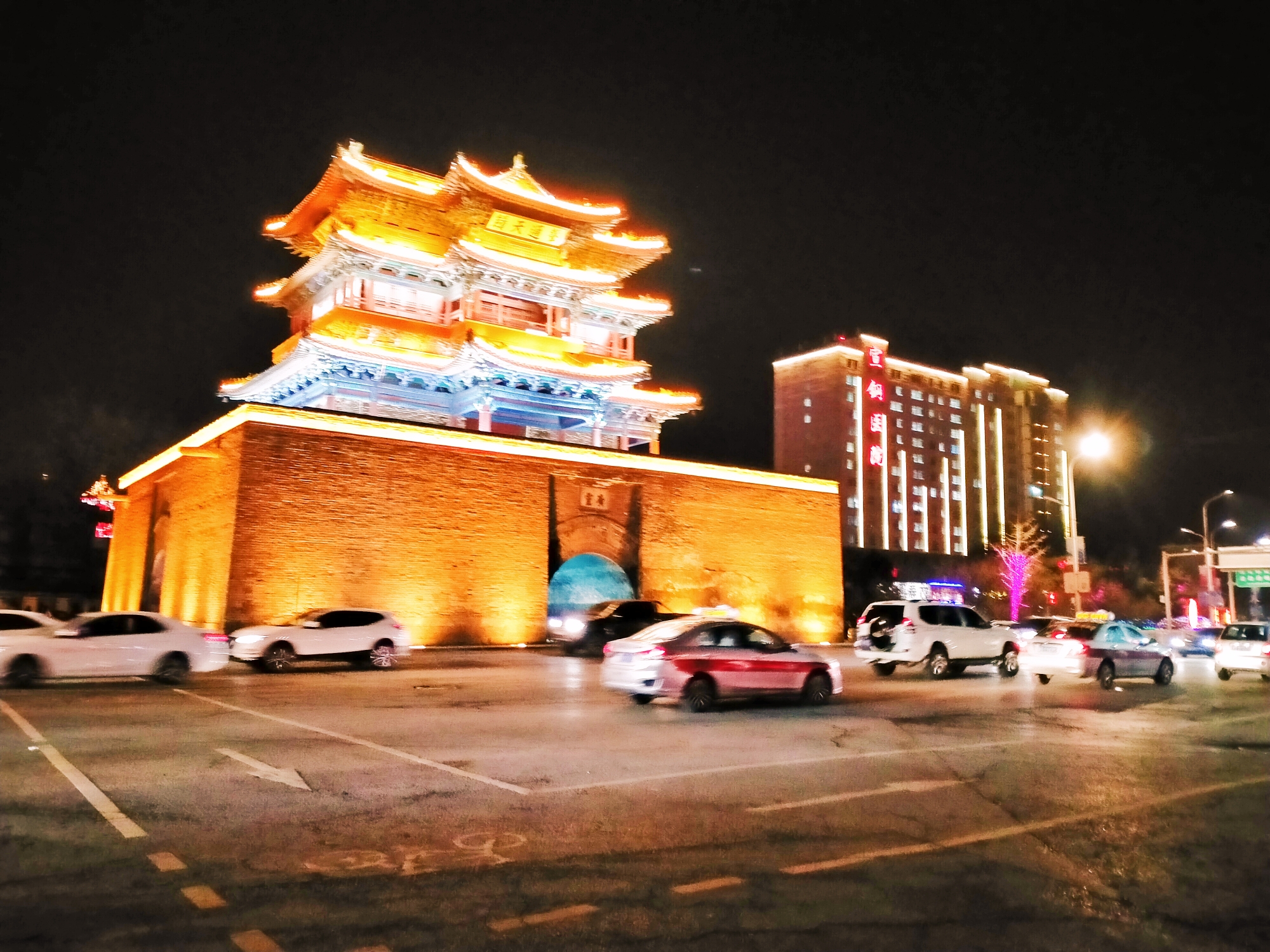 2022宣化春节夜景七开发区制作鲍酷