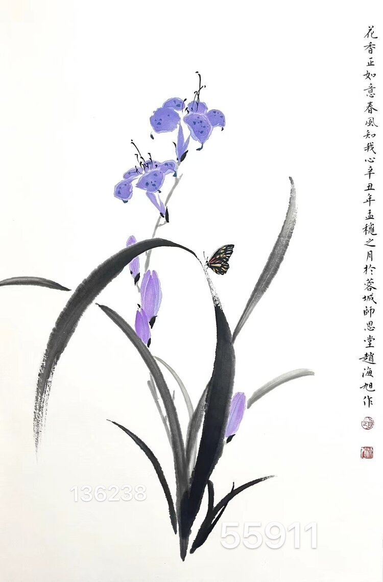 画家赵海旭,霍春阳入室弟子,擅长花鸟,人物,肖像,动物等绘画题材,尤其