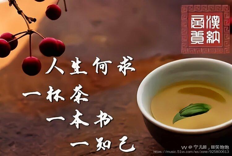 一茶一书一知己