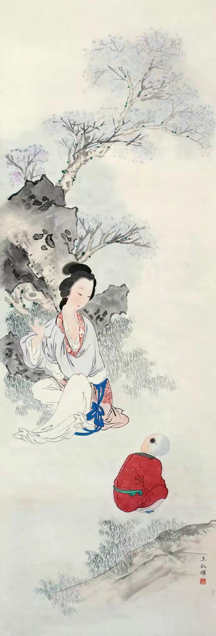 《工笔画欣赏 王叔晖大师经典仕女人物画精选