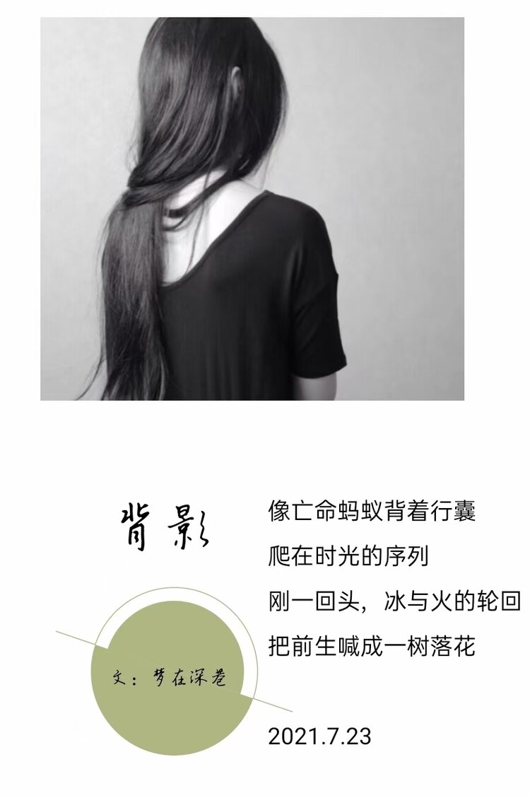 梦在深巷的诗图