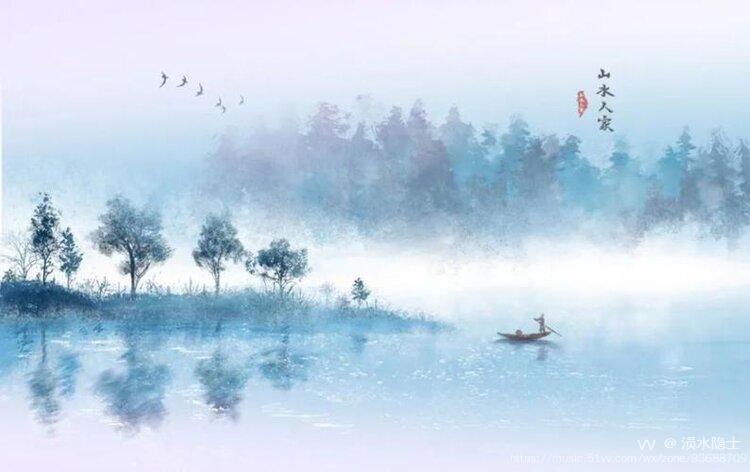 明月青山在望中