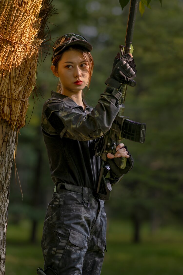 特种女兵写真图片