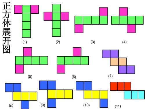 正方体展开图11种情况