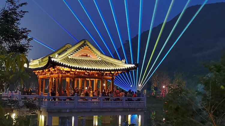 园博园璀璨夜景醉人心
