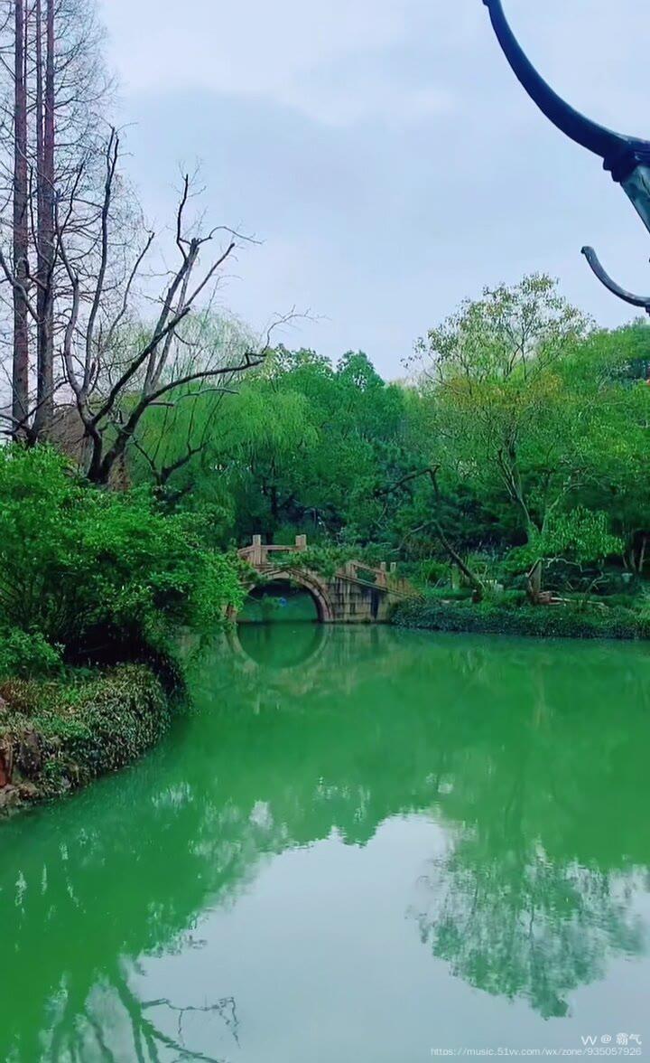 青山綠水鳥語花香風景圖大自然美