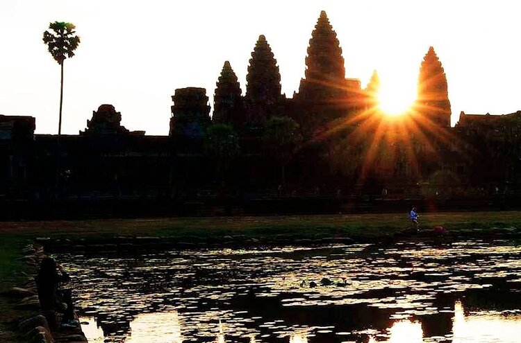 柬埔寨61我在吴哥窟观看全球最美日出