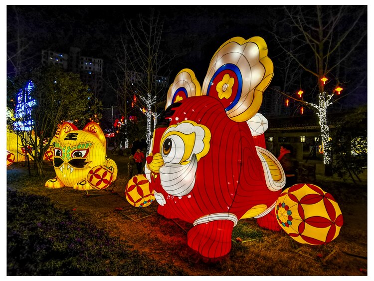 秦淮虎年花灯惊艳亮相
