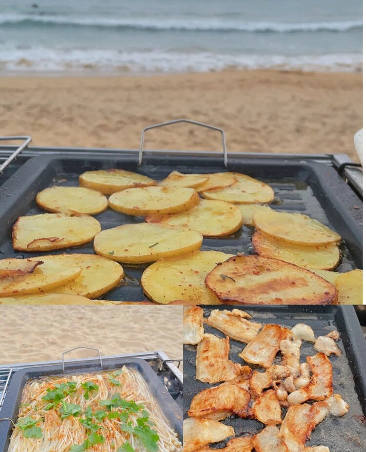 2022五一北戴河自带食材海边烧烤团建营地bbq