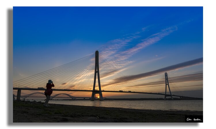 美轮美奂的三桥湿地公园