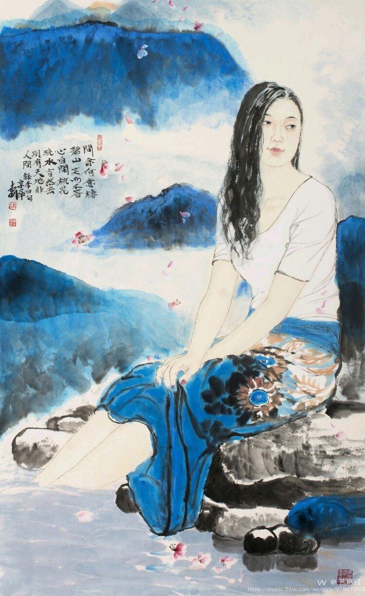 孟刚人物画作品价格