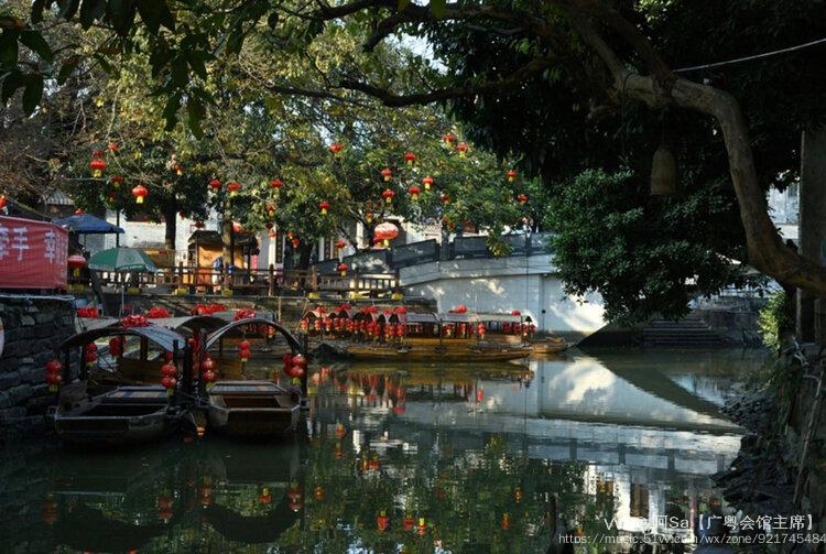 广粤特色顺德逢简村岭南水乡