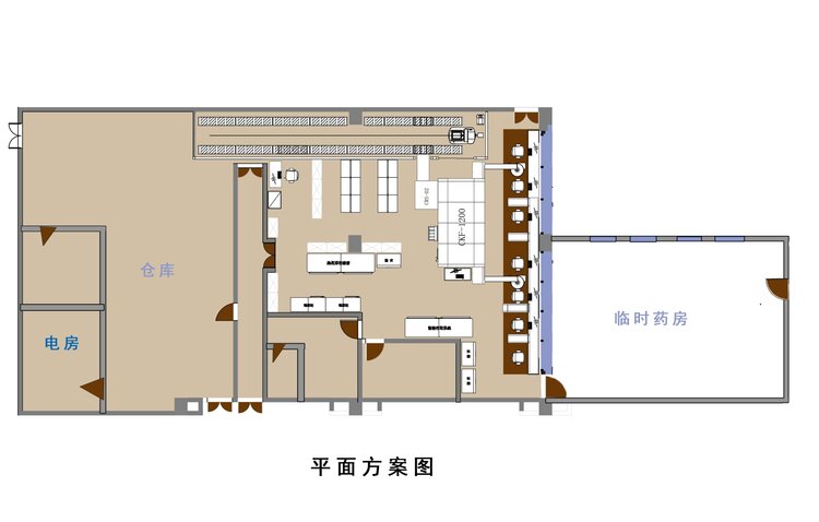 深圳龙岗中医院西药房装修现场照片记录深圳大运站