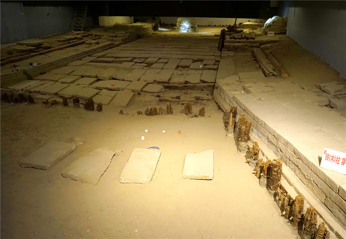 凉水河畔的金中都水关遗址述说着古都辽金那段往事