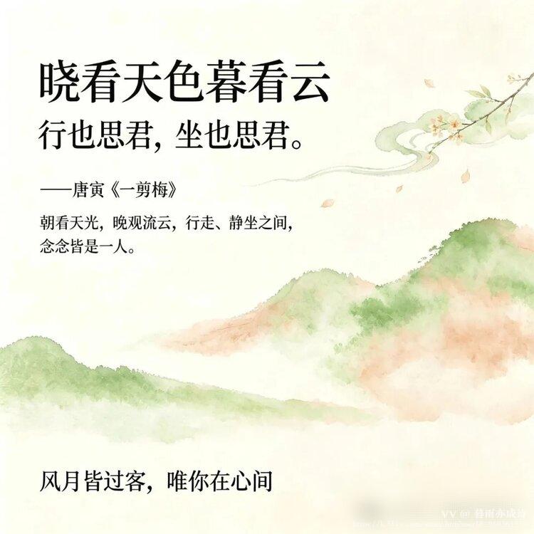 暮雨亦成诗