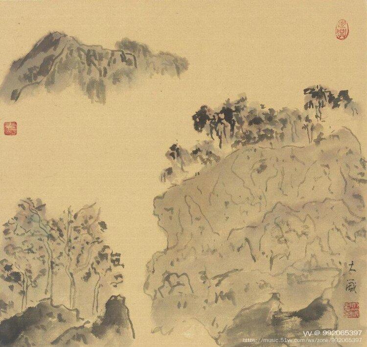 中央美术学院教授邵大箴画家作品欣赏