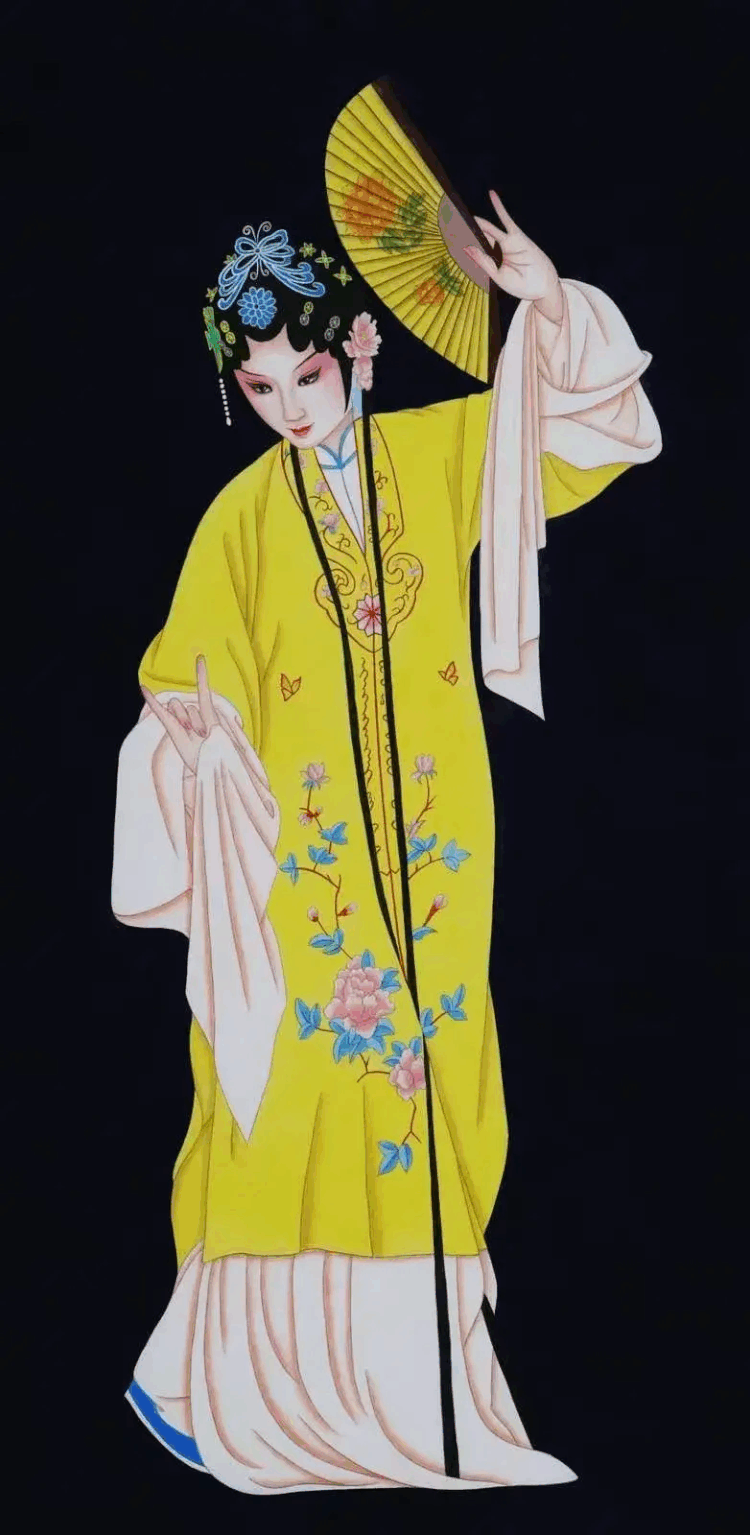 【个人诗词七首】之《聪哥画廊》工笔戏曲人物》【原创首发】(2022年8