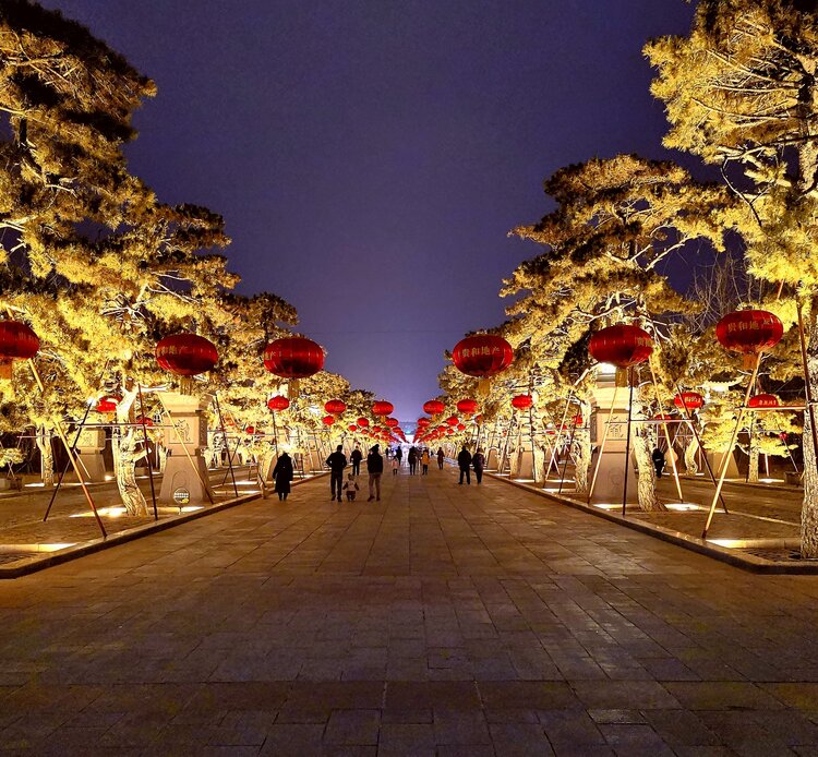 2022年正月十五岱庙北广场