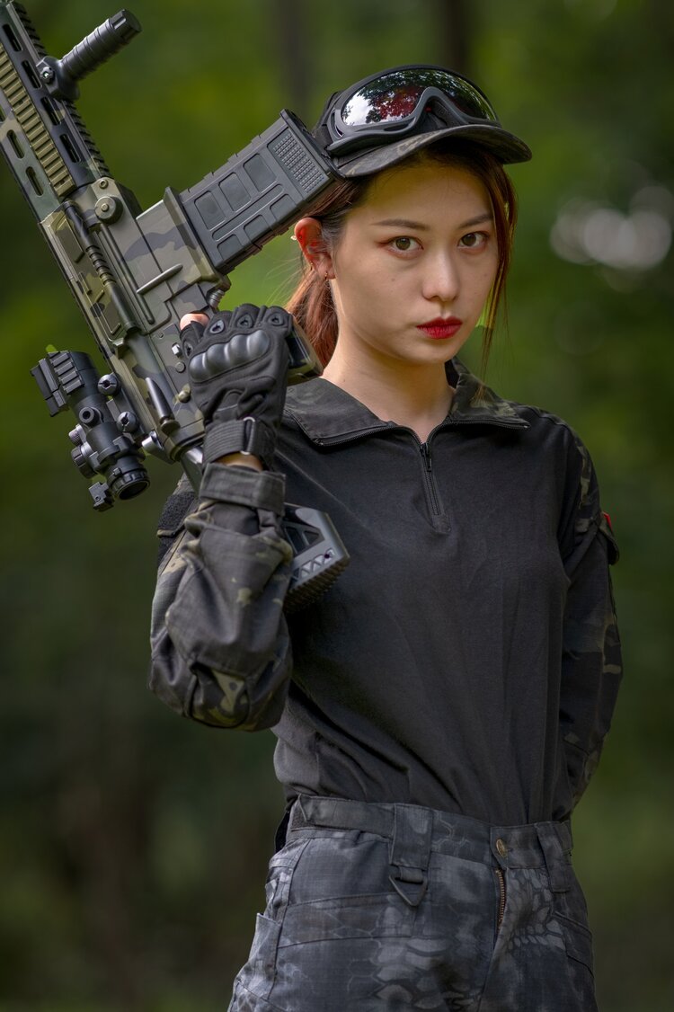 特种女兵写真图片