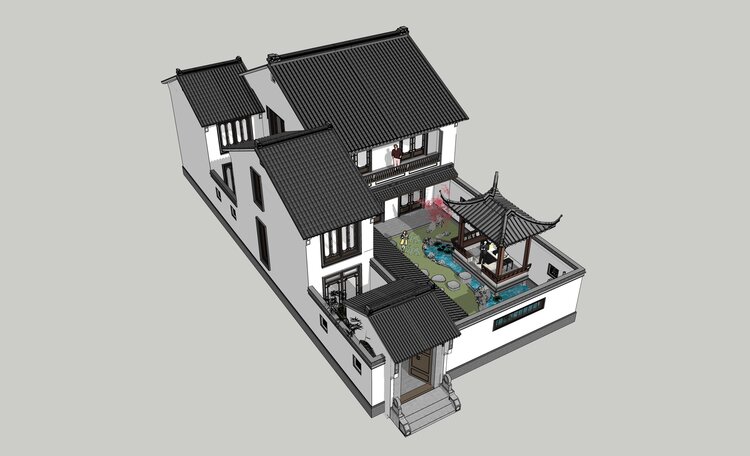 润润四合院设计 刘鹰