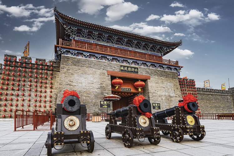 东平水浒影视城民俗庙会采风