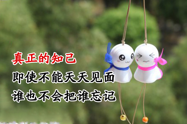真正的知已如亲人似爱人好暖心