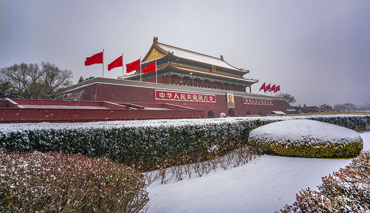 2022年2月12日故宫雪景欢迎指正转发谢谢胡时芳摄影