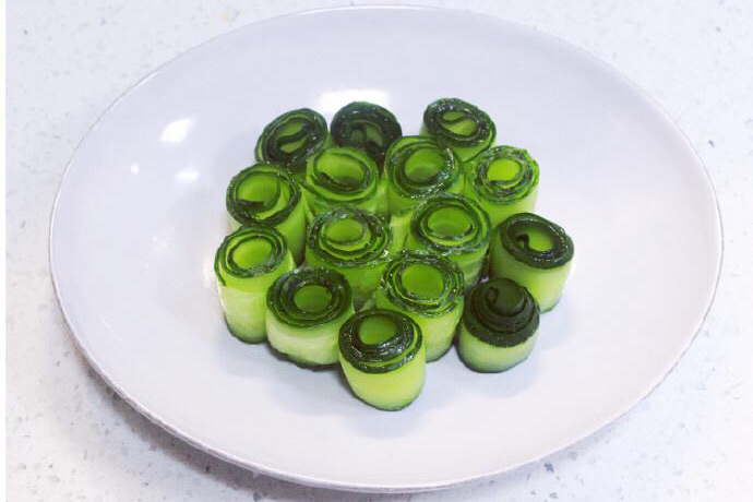 凉拌黄瓜卷